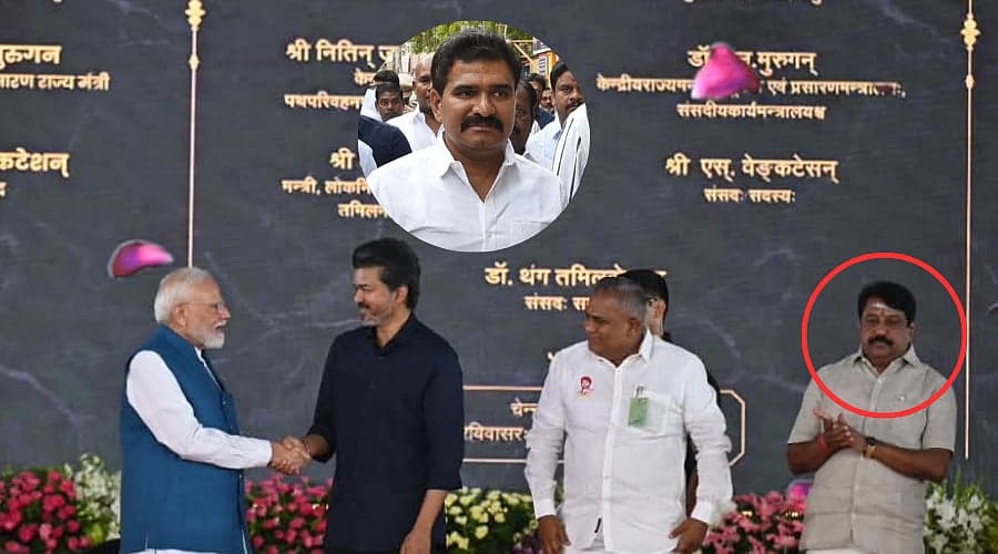 அரசு நிகழ்ச்சி மேடையில் நயினார் நாகேந்திரன்: "மோசமான முன்னுதாரணம்"- நிர்மல் குமார் காட்டம்