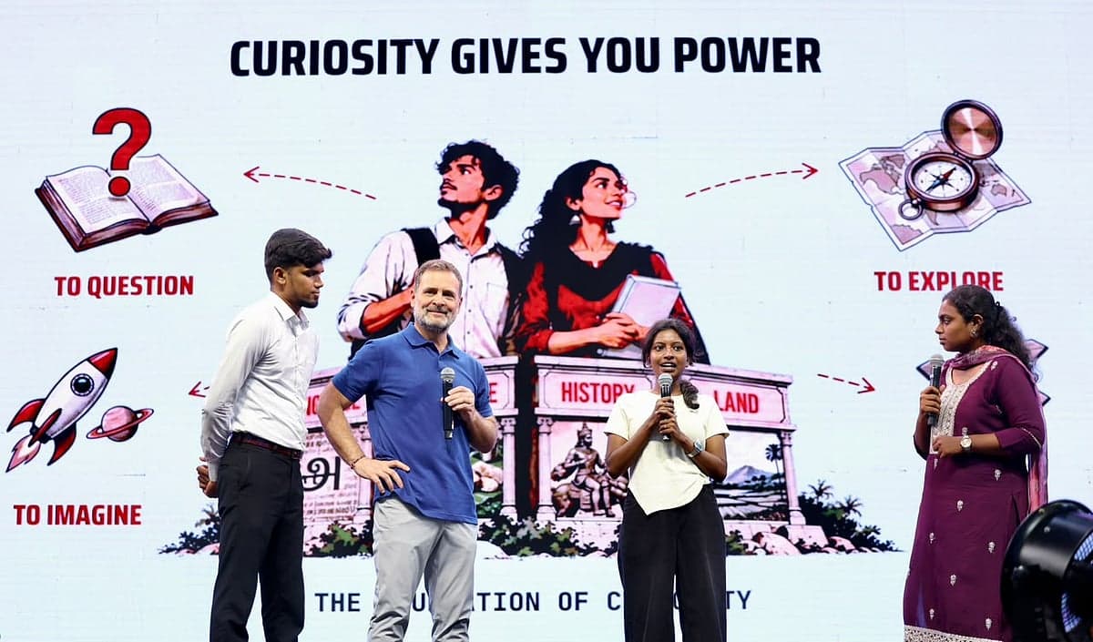 'தவெக கோஷம்... சங்கடத்தில் நெளிந்த காங். சீனியர்கள்!' - ராகுல் காந்தியின் நிகழ்ச்சி சொதப்பிய பின்னணி