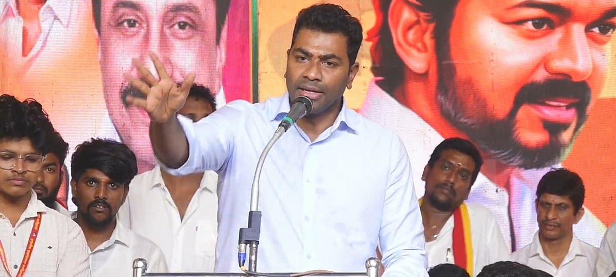 `90 சீட்டுகள், 50-50 என டீல் பேசினார்கள்; 'என்ன அர்ஜூன் இங்கயே ஆரம்பிச்சுரலாமா?' கேட்ட விஜய்' - ஆதவ்