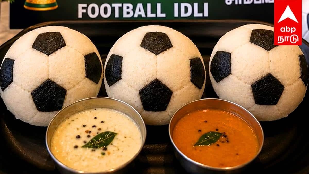 இட்லியிலும் ஒரு ‘கோல்’! - புதுச்சேரியில் கலக்கும் கால்பந்து இட்லி: நேரில் படையெடுக்கும் மக்கள்!