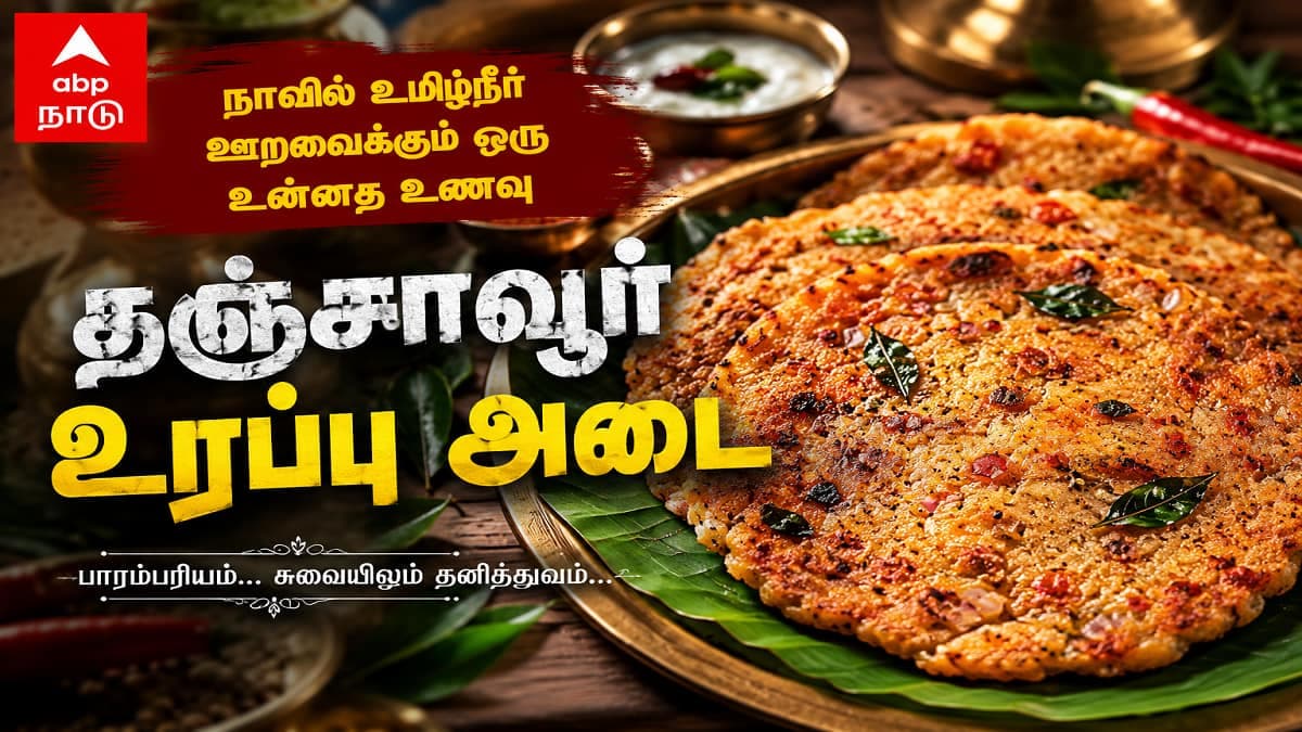 தலைமுறைகள் கடந்தும் மக்களின் உன்னத உணவாக திகழும் தஞ்சாவூர் உரப்பு அடை
