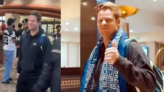 மிரட்டலுக்கு மத்தியில் பாகிஸ்தான் சென்றடைந்த ஸ்மித்